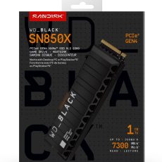 Dysk SSD WD Black SN850X WDS100T2XHE (1 TB ; M.2; PCIe NVMe 4.0 x4; heatsink)