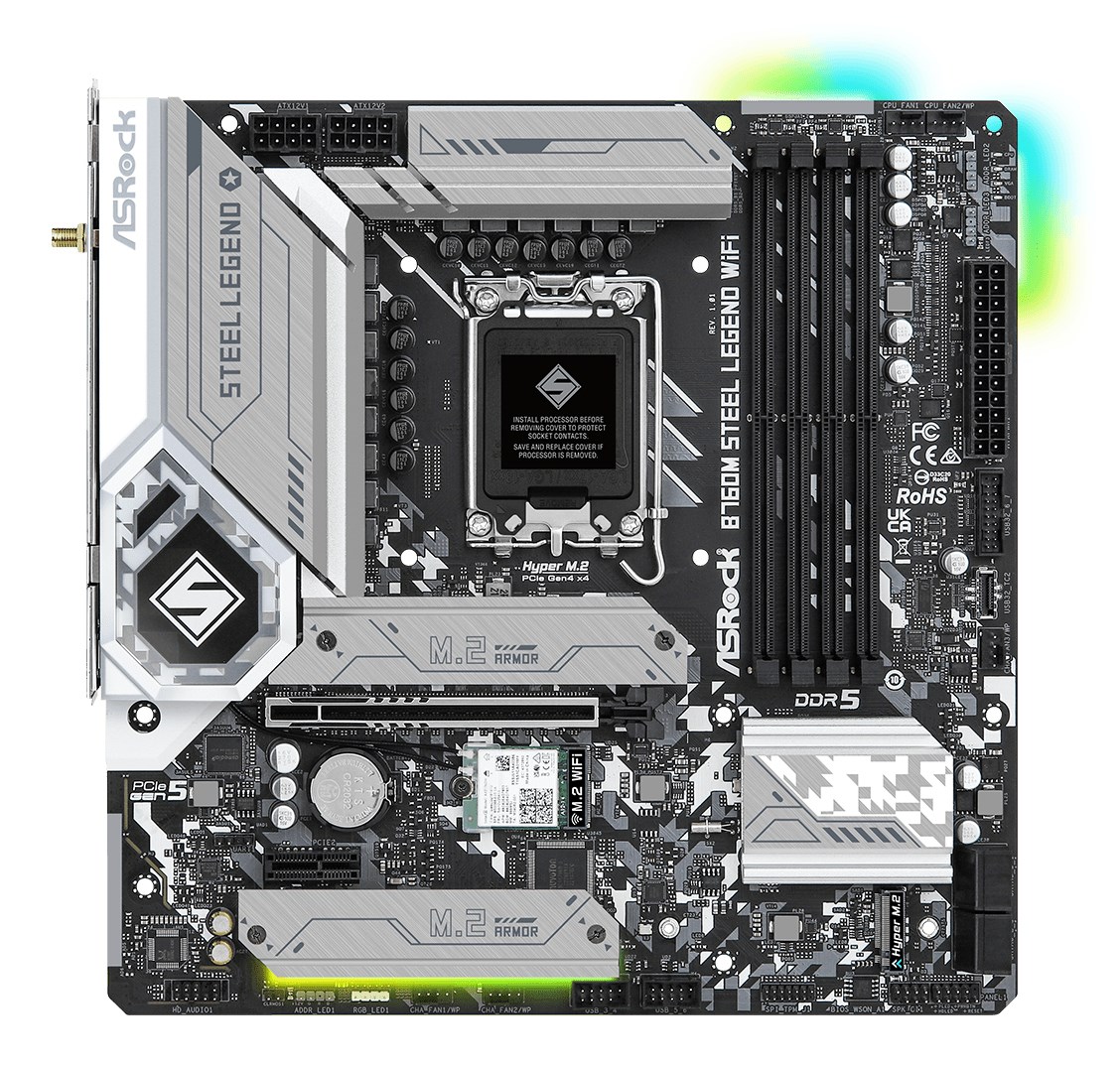 Płyta główna Asrock B760M STEEL LEGEND WIFI