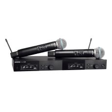 Shure SLXD24DE/B58-G59 - Podwójny cyfrowy system bezprzewodowy z dwoma nadajnikiami/mikrofonami "do ręki"