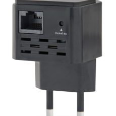 GEMBIRD WIFI REPEATER MINI WNP-RP300-03-BK B/G/N300 + GNIAZDO RJ45, DO GNIAZDKA 230V, CZARNY