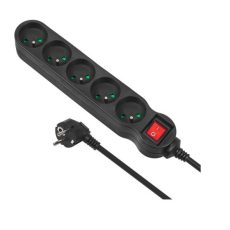 MACLEAN LISTWA ZASILAJĄCA 5 GNIAZD 5M Z WYŁ MCE185