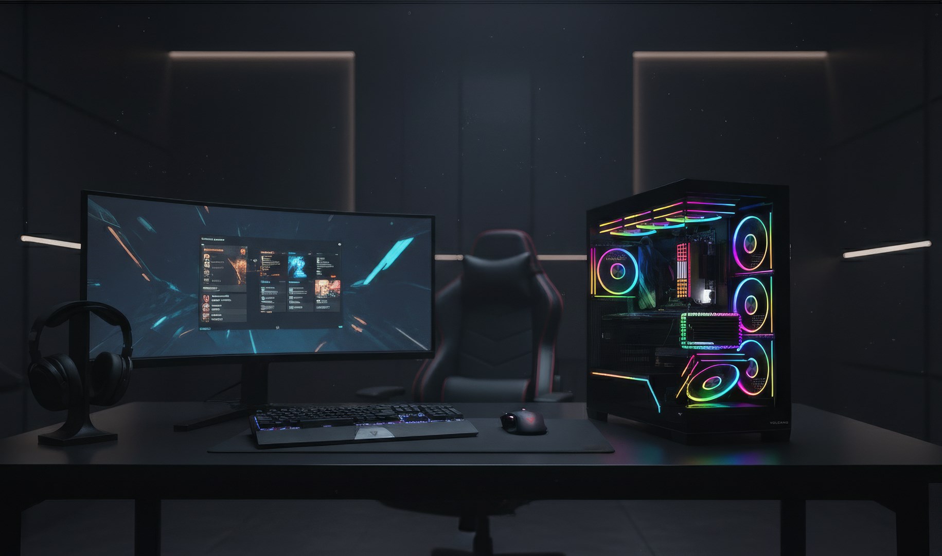 MODECOM OBUDOWA VOLCANO STELLAR PLUS MIDI CZARNA (WYPRZEDAŻ)