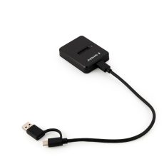 GEMBIRD STACJA DOKUJĄCA DO DYSKÓW M.2 SATA I NVME SSD CZARNA