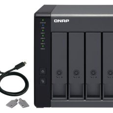 Qnap TR-004 Expansion unit ,Tower, 4x 3.5" SATA HDD, USB 3.0 type-C hardware RAID external enclosure (USB-C to USB-A cable include)