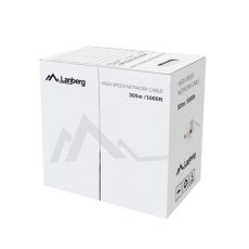Kabel sieciowy Lanberg LCU5-12CU-0305-S (UTP; 305m; kat. 5e; kolor szary)