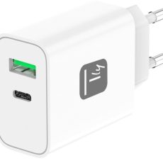 TECHLY ŁADOWARKA SIECIOWA GAN USB-C 30W PD I USB-A