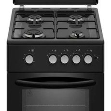 Kuchnia gazowa MPM-56-KGF-21/B czarna 50 cm, 4 palniki Sabaf
