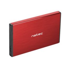 Obudowa NATEC Rhino Go NKZ-1279 (2.5"; USB 3.0; Aluminium; kolor czerwony)