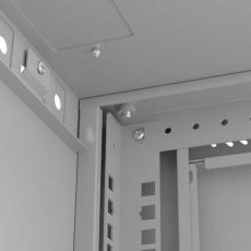 LANBERG SZAFA INSTALACYJNA RACK WISZĄCA 19" 12U 540X350 CZARNA SZARA PRZESZKLONE (FLAT PACK)