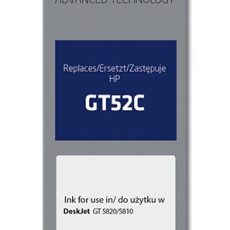 Activejet AH-GT52C Tusz (zamiennik HP GT52C M0H54AE; Supreme; 70 ml; 8000 stron, niebieski)