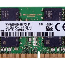 Samsung SO-DIMM 32GB  DDR4 2Rx8 2666MHz PC4-21300 M471A4G43MB1-CTD