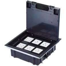 Alantec Puszka podłogowa (floorbox) 6M (45x45) regulowana głębokość, do podłogi technicznej (PP005)