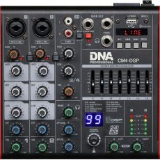 DNA CM4-DSP - Mikser audio, USB, MP3, Bluetooth, Phantom