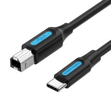 Kabel do drukarki USB 2.0 typu C męski na typ B męski 1m