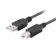 LANBERG KABEL USB-A->USB-B M/M 2.0 1M FERRYT CZARNY BOX CA-USBA-15CU-0010-BK