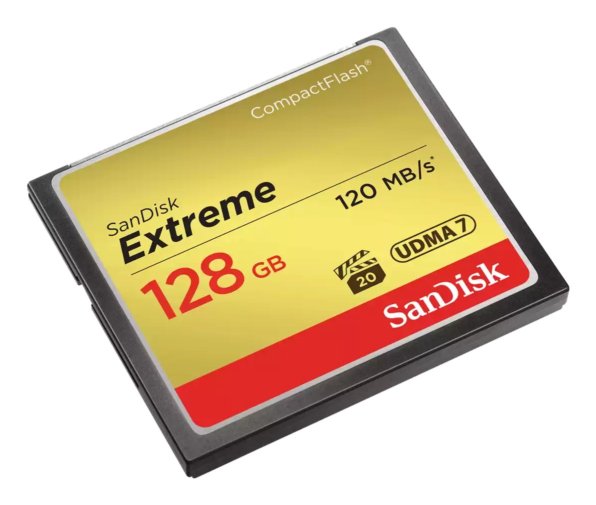 SANDISK COMPACT FLASH EXTREME 128GB 120 MB/s