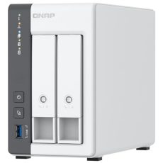 Qnap TS-216G, Tower, 2 x 2.5"/3.5" SATA, ARM 2.0GHz Quad core, 4GB, 1 x 2.5GbE + 1 x GbE, External adapter (PSU)