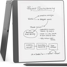 Ebook New Kindle Scribe - 2024 release 10.2” glare-free 16GB Wi-Fi (Without Lockscreen Ads) with Premium Pen Tungsten