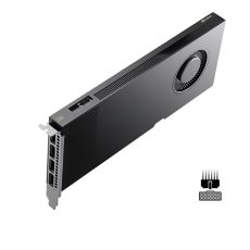 PNY RTX PRO 4000 Blackwell, 24 GB GDDR7 ECC 192-bit, 140W, PCI Express 5.0 x16, 4 x Display Port 2.1, ATX bracket, 1x CEM5 16-pin power supply cable, FHML Single Slot, Small Box