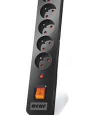 Listwa przeciwprzepięciowa, zasilająca HSK DATA ALP-ACARX5-----015 (5 x UTE; 10 A; 5m; kolor czarny)