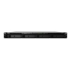 NAS Synology RS1619xs+; 1U RACK; 4x (3.5" SATA HDD/2.5" SATA HDD); Intel Xeon D-1527; 8 GB DDR4 ECC UDIMM (max. 64GB), 4x 1GbE RJ-45