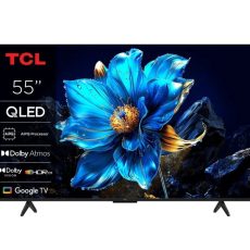 Telewizor TCL 55T69C QLED 55" 4K Ultra HD Google TV Dolby Atmos DVB-T2 Metaliczny