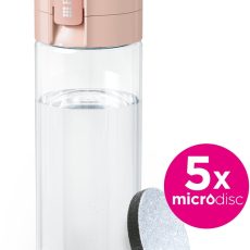 Butelka filtrująca Brita Vital + 5 filtrów MicroDisc (pastelowa brzoskwinia)