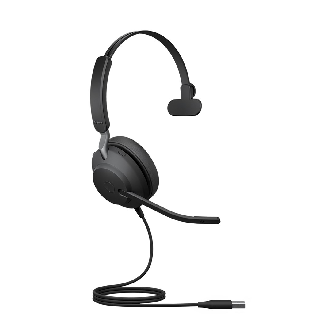 Sluchawki nauszne przewodowe Jabra Evolve2 40 UC Mono