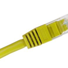 ALANTEC Patch-cord U/UTP kat.5e PVC 0.25m żółty