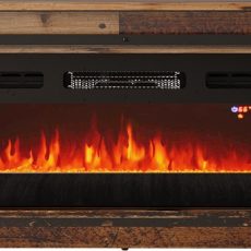 Szafka RTV GRANERO+kominek 200x56,7x35 old wood