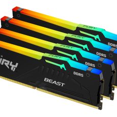 Kingston FURY DDR5 128GB (4x32GB) 5600MHz CL40 Beast Black RGB