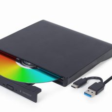 GEMBIRD ZEWNĘTRZNA NAGRYWARKA DVD 8X, CD 24X USB 3.1 SLIM CZARNA