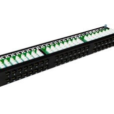 Patch panel A-LAN PK030 (1U; 19"; kat. 6; UTP; 48xRJ-45)