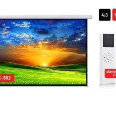 Ekran Maclean MC-552 (ścienny; rozwijane elektrycznie; 4:3; 150")