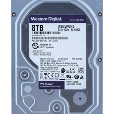 Dysk HDD WD Purple WD85PURZ (8 TB ; 3.5"; 256 MB; 5640 obr/min)