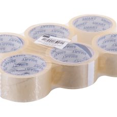 BSTech Taśma SMART Akryl Transparent 48mmx60m 6 szt w zestawie