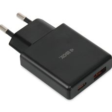 IBOX ŁADOWARKA UNIWERSALNA C-43 GAN PD30W SLIM USB A+C BLACK