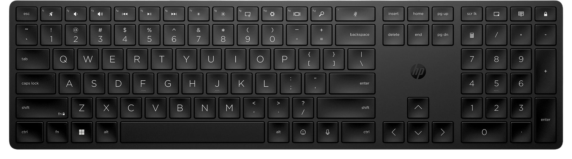 Klawiatura HP Programowalna klawiatura bezprzewodowa 450 czarna 4R184AA