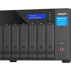 Qnap TVS-h874X-i9-64G, Tower, 8 x 2.5"/3.5" SATA, Intel Core i9 16/24T, 64GB DDR4 SODIMM (Max. 64GB), 2 x 2.5GbE, 2 x 10GbE, Single PSU, 350W