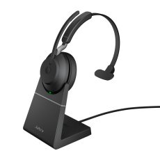 Słuchawki nauszne bezprzewodowe Jabra Evolve2 65 UC Mono USB-A + stand