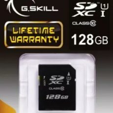 G.SKILL SDXC 128GB CLASS 10 UHS-I FF-SDXC128GN-U1