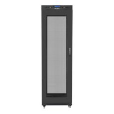 LANBERG SZAFA STOJĄCA RACK 19" 42U 600X800 DRZWI PERFOROWANE LCD CZARNA FF01-6842-23BL (FLAT PACK)