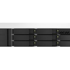 Qnap TS-864eU-8G, 2U, 8 x 2.5"/3.5" SATA, Intel Celeron N5095 4C/4T, 8 GB DDR4 onboard not expandable, 2 x 2.5GbE, Single PSU (not upgradeable to RP)
