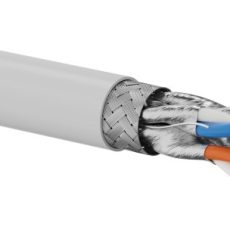 Q-LANTEC Kabel S/FTP kat.6A, sieciowy, skrętka, LSOH, Dca 4x2x23 AWG, 10Gb/s, szary, 500m (KIS6ALSOH500DQ)