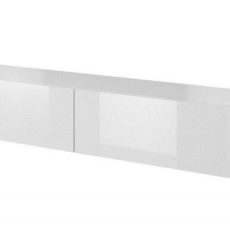 Szafka RTV SLIDE 200 cała w białym połysku