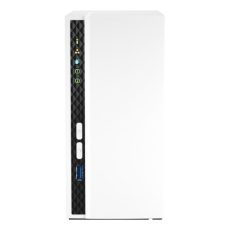 Qnap TS-233, Tower, 2 x 2.5"/3.5" SATA, ARM 2.0GHz Quad core, 2GB, 1 x 1GbE, External adapter (PSU)