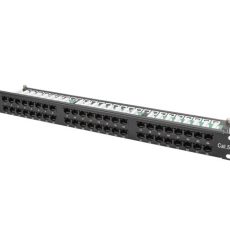 Patch panel Lanberg PPU5-1048-B (1U; 19"; kat. 5e; 48xRJ-45)