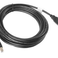 Kabel Lanberg CA-USBA-10CC-0050-BK (USB 2.0 M - USB 2.0 typu B M; 5m; kolor czarny)
