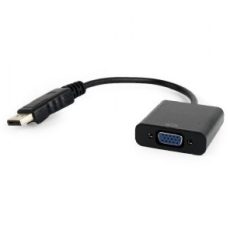 Adapter GEMBIRD A-DPM-VGAF-02 (DisplayPort M - D-Sub (VGA) F; 0,15m; kolor czarny)