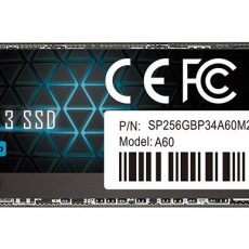 Dysk SSD Silicon Power A60 256GB M.2 PCIe NVMe Gen3x4 TLC 2100/1200 MB/s (SP256GBP34A60M28)